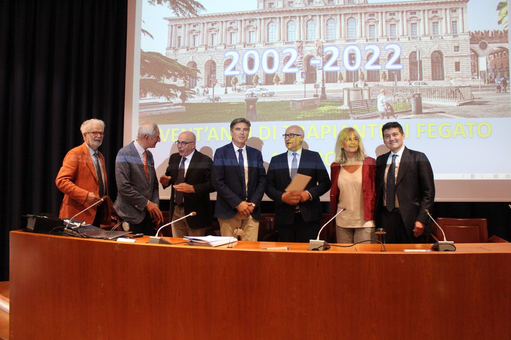 Gran Guardia 27 maggio 2023
Vent'anni di trapianti di fegato a Verona